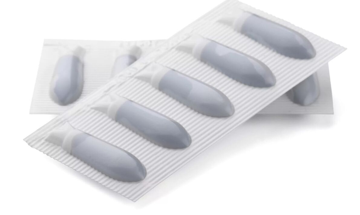 Sviečky z prostatitídy